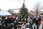 Lichterglanz und Weihnachtsklänge am Feuerwehrhaus in Großburgwedel