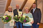 Ehrung für langjähriges Engagement für Bettina Arasin, Birgit Gräfenkämper und Jochen Haselbacher