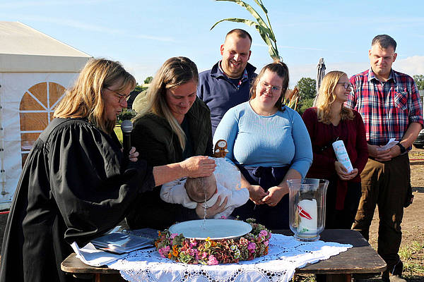 Das Schillerslager Dreschefest eröffnete den Reigen der Burgdorfer Erntefeste