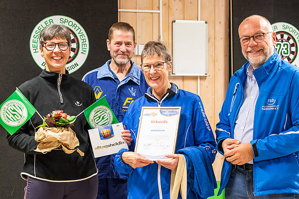 25 Jahre Badminton-Spartenleiterin: Elke Kistner vom Heesseler SV wird geehrt