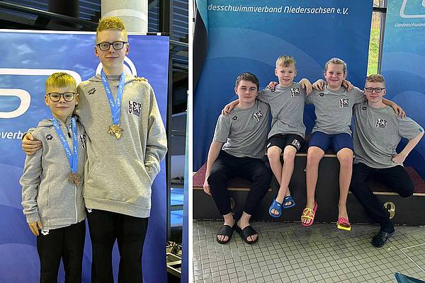 Lehrter Schwimmer mit drei Medaillen bei den Landeskurzbahn-Meisterschaften