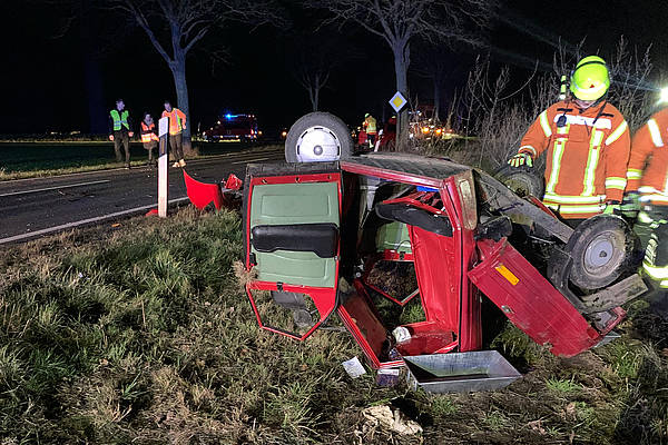 82-Jähriger wird bei Verkehrsunfall zwischen Uetze und Dollbergen schwer verletzt