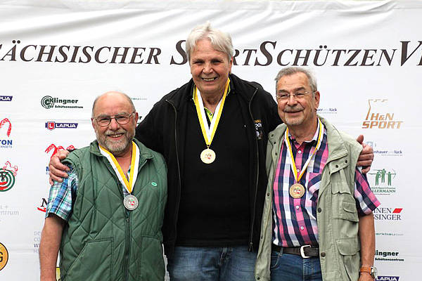 Horst Wiesner von der Schützengesellschaft Ahlten gewinnt Bronze bei der Landesmeisterschaft